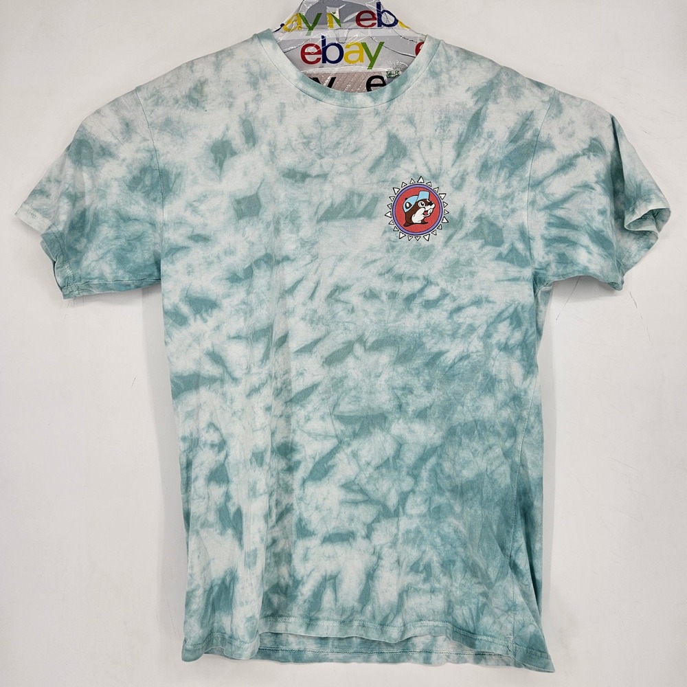 Buc-ees Shirt Womens XL Tie Dye Bucees‎ Gas Station Short Sleeve 1982